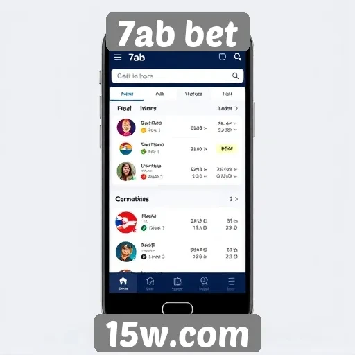 Interface do usuário do 7ab bet é intuitiva